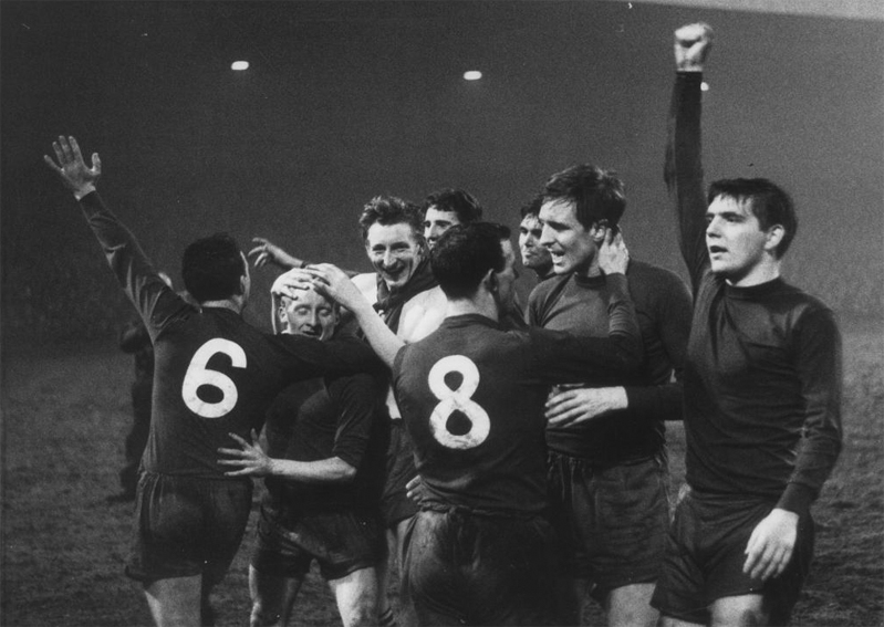 87 vojvodina players celebrating